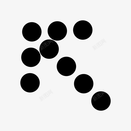 左上箭头箭头向上图标svg_新图网 https://ixintu.com 左上 箭头 箭头右上 箭头向上 虚线