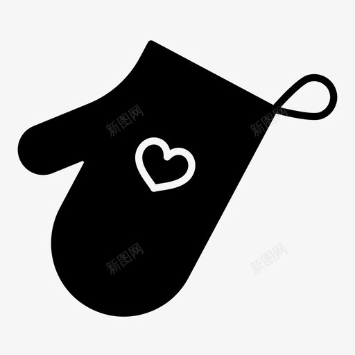 厨房手套烹饪连指手套图标svg_新图网 https://ixintu.com 厨房手套 烤箱手套 烹饪 连指手套 锅盖