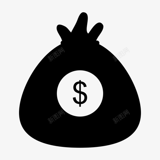 钱袋银行生意图标svg_新图网 https://ixintu.com 付款 成功 生意 钱袋 银行
