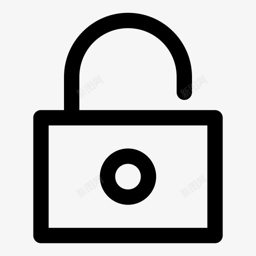 解锁钥匙打开图标svg_新图网 https://ixintu.com 安全 打开 挂锁 普通用户界面粗体 解锁 钥匙