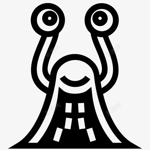 蜗牛脸腹足动物软体动物图标svg_新图网 https://ixintu.com 腹足动物 蜗牛脸 螺旋壳 软体动物