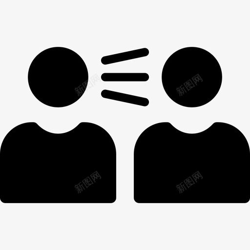 向另一个人其他人保安喊叫图标svg_新图网 https://ixintu.com 保安喊叫 其他人 向另一个人