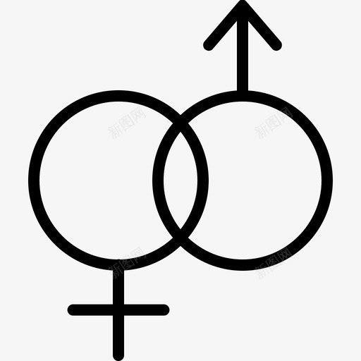 异性恋图标svg_新图网 https://ixintu.com 异性恋
