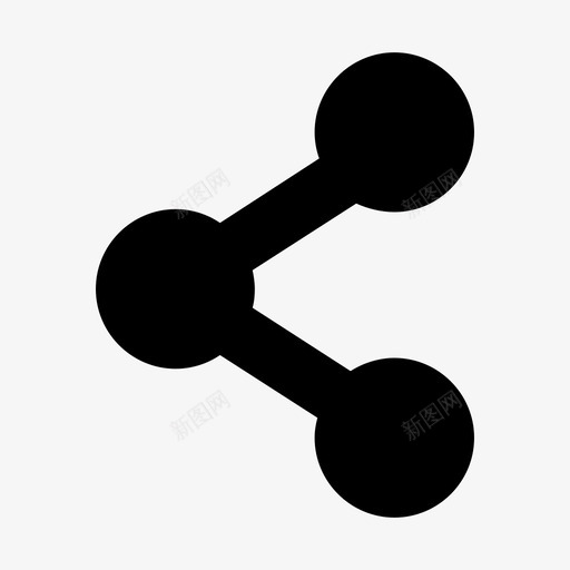 共享连接器多媒体图标svg_新图网 https://ixintu.com 共享 多媒体 社交媒体 社交网络 连接器