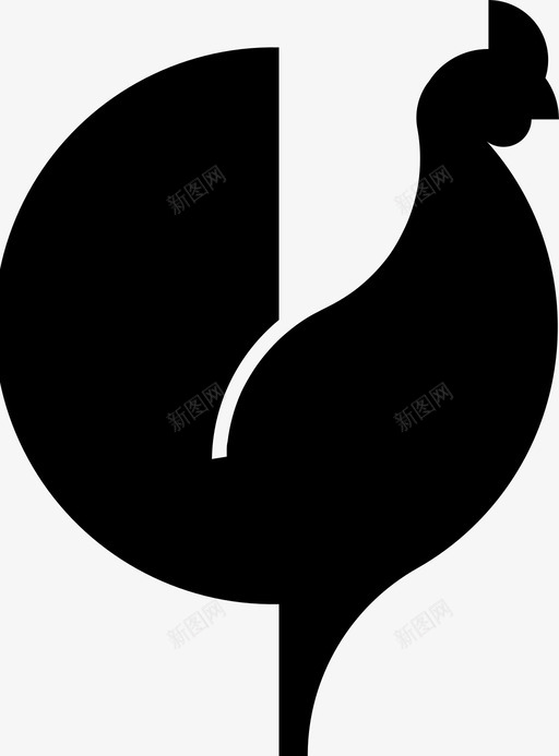几何鸡公鸡几何动物图标svg_新图网 https://ixintu.com 公鸡 几何动物 几何鸡