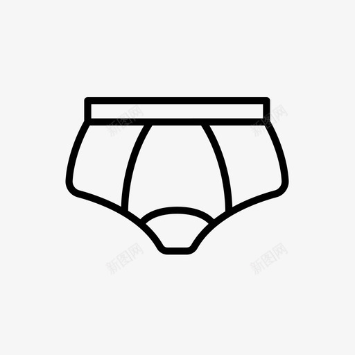 内衣内裤布匹图标svg_新图网 https://ixintu.com 内衣 内裤 布匹