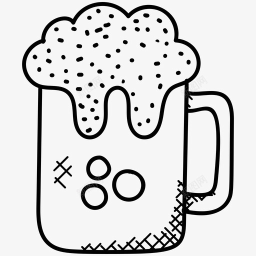 啤酒冰啤冰镇啤酒图标svg_新图网 https://ixintu.com 一杯啤酒 冰啤 冰镇啤酒 啤酒 庆祝和聚会