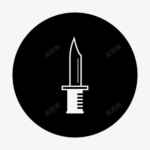 刀犯罪罪犯图标svg_新图网 https://ixintu.com 刀 犯罪 犯罪圈 罪犯 锋利