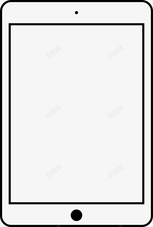 ipadair苹果移动设备图标svg_新图网 https://ixintu.com ipadair 平板电脑 移动设备 苹果 苹果设备