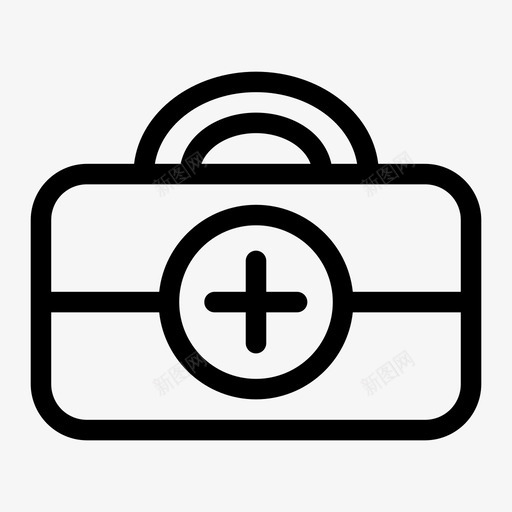 医疗箱急救箱手提箱图标svg_新图网 https://ixintu.com 医疗箱 医院介质 急救箱 手提箱