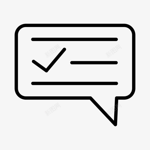 收到信息聊天图标svg_新图网 https://ixintu.com 收到信息 聊天