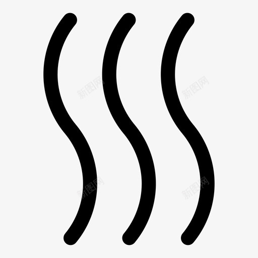 热火烟图标svg_新图网 https://ixintu.com 温暖 火 烟 热 蒸汽