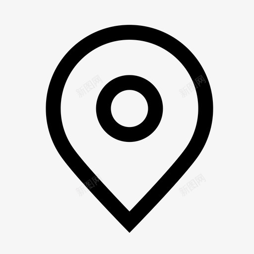 地图标识目的地gpssvg_新图网 https://ixintu.com gps 位置 地图标识 材质图标 目的地