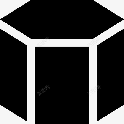 六角形棱柱多面体六角形棱柱体面图标svg_新图网 https://ixintu.com 八面体 六角形棱柱体 六角形棱柱多面体 形状实体图标 等距 面