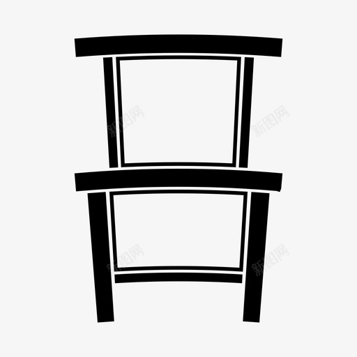 椅子长凳家具图标svg_新图网 https://ixintu.com 家具 座椅 椅子 长凳