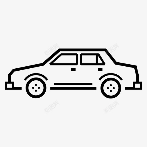 汽车豪华轿车轿车图标svg_新图网 https://ixintu.com 媒体服务 汽车 豪华轿车 轿车