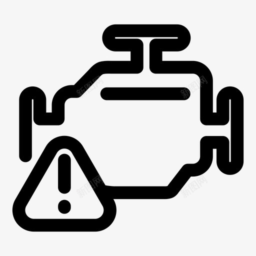 引擎故障错误图标设置svg_新图网 https://ixintu.com 引擎故障 错误图标设置