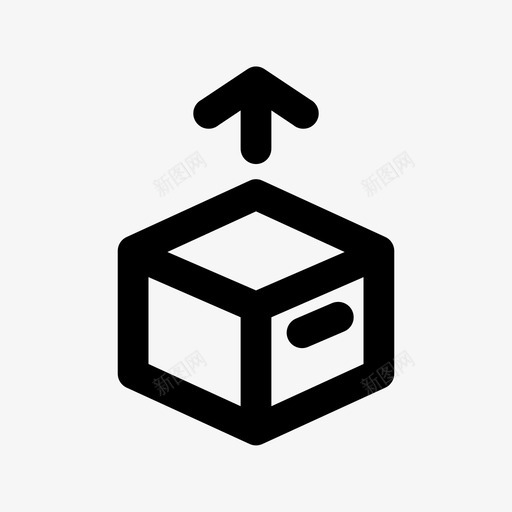 档案摘录盒子包装图标svg_新图网 https://ixintu.com 包装 档案摘录 盒子 运输