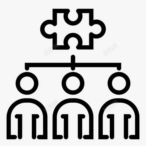 团队计划业务社区图标svg_新图网 https://ixintu.com 业务 互动 团队 团队计划 社区 网络