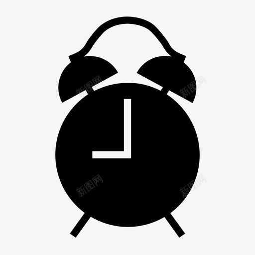 闹钟警报营业时间图标svg_新图网 https://ixintu.com 商店 商店黑影 时间 营业时间 警报 闹钟