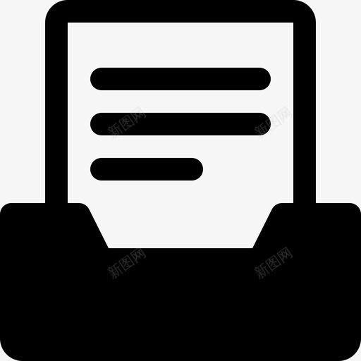 邮箱文档附件文件图标svg_新图网 https://ixintu.com 文件 电子邮件实心图标 邮箱文档 附件