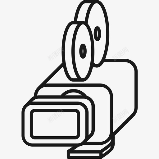 视频电影现场图标svg_新图网 https://ixintu.com 拍摄 数字 滚动 现场 电影 视频