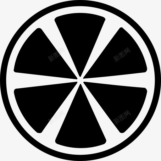 橘子果水果柠檬图标svg_新图网 https://ixintu.com 柠檬 橘子果 水果