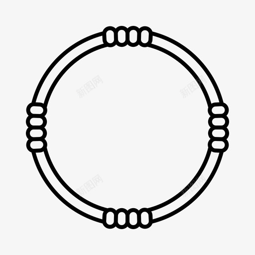 呼啦圈健身健康图标svg_新图网 https://ixintu.com 健康 健身 健身大纲 呼啦圈 生活方式 练习