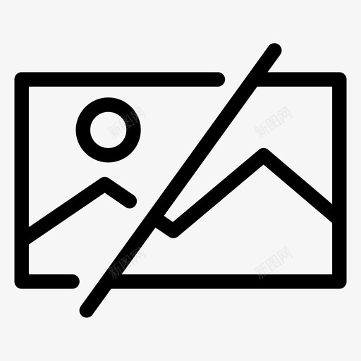 破损图像墙纸图标svg_新图网 https://ixintu.com 其他 图片 墙纸 破损图像