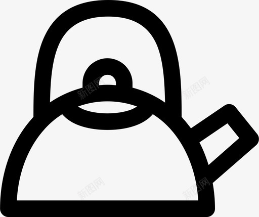水壶咖啡饮料图标svg_新图网 https://ixintu.com 咖啡 水壶 热水 茶 饮料