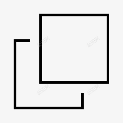 复制框层图标svg_新图网 https://ixintu.com 复制 层 框