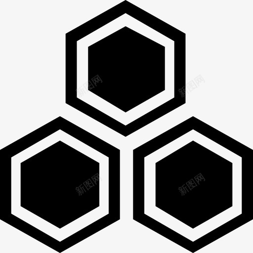 六角形图标svg_新图网 https://ixintu.com 六角形