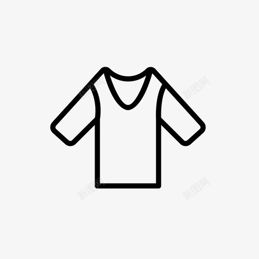 汗衫1件图标svg_新图网 https://ixintu.com 汗衫1件