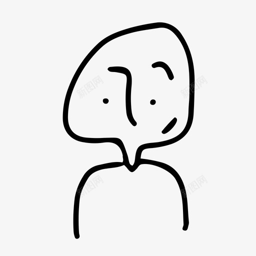 男孩情感人格图标svg_新图网 https://ixintu.com 人格 情感 男孩