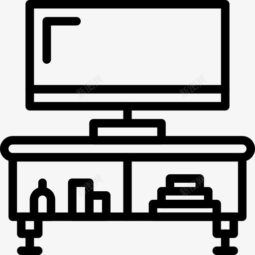 电视台电器家具图标svg_新图网 https://ixintu.com 客房 家具 家居 电器 电视台 装饰家具家居概述