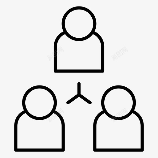 小组加入成员图标svg_新图网 https://ixintu.com 加入 学生 小组 成员