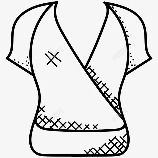 上衣服装时装图标svg_新图网 https://ixintu.com 上衣 时装 服装