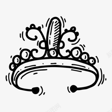 王冠配件头饰图标图标