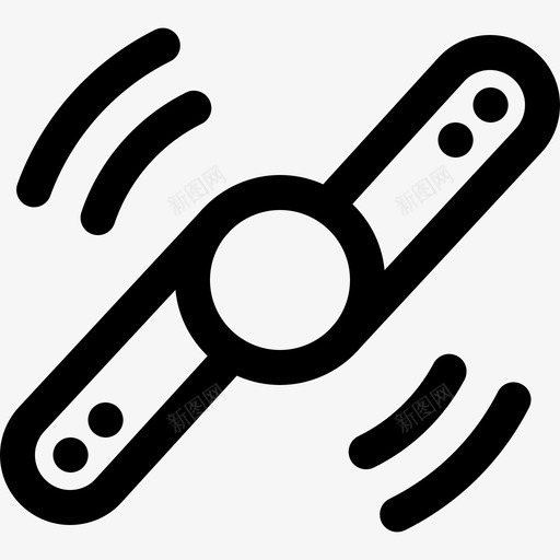 fidget微调器机械图标svg_新图网 https://ixintu.com fidget微调器 fidget微调器线图标 旋转 时尚 机械 设计