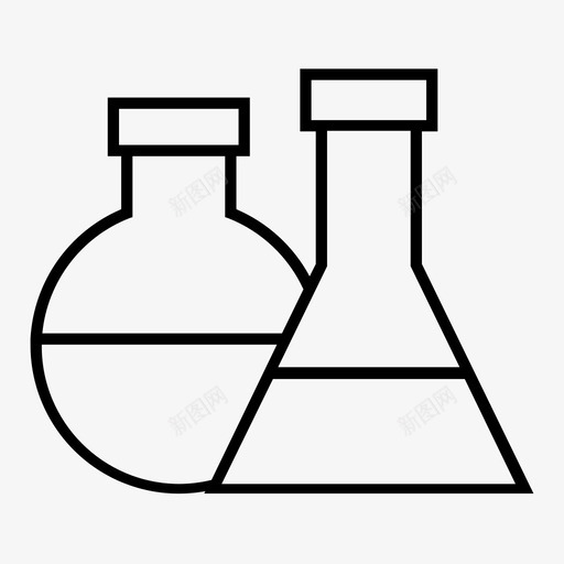 烧瓶埃伦梅耶烧瓶佛罗伦萨烧瓶图标svg_新图网 https://ixintu.com 佛罗伦萨烧瓶 埃伦梅耶烧瓶 烧瓶
