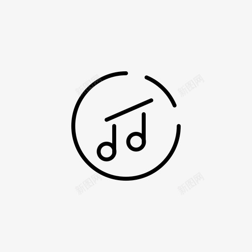 音乐音频数字图标svg_新图网 https://ixintu.com 创意网络图标 声音 播放器 数字 音乐 音频