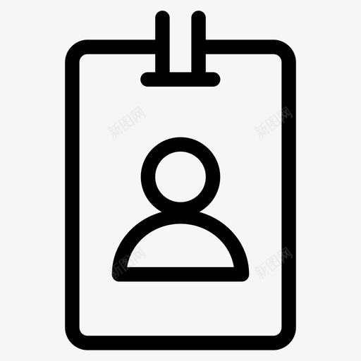 徽章emble身份证图标svg_新图网 https://ixintu.com emble 会员 徽章 身份证
