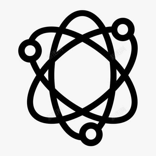 科学原子实验室图标svg_新图网 https://ixintu.com 原子 实验室 科学