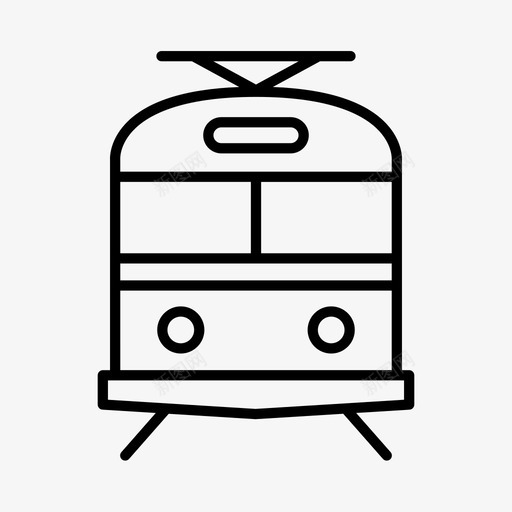 有轨电车曼哈顿单轨图标svg_新图网 https://ixintu.com 单轨 曼哈顿 有轨电车 火车 纽约 运输