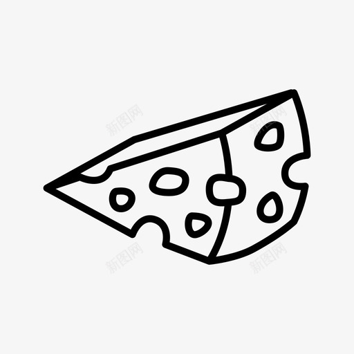 奶酪切达干酪食品图标svg_新图网 https://ixintu.com 切达干酪 奶酪 营养 食品
