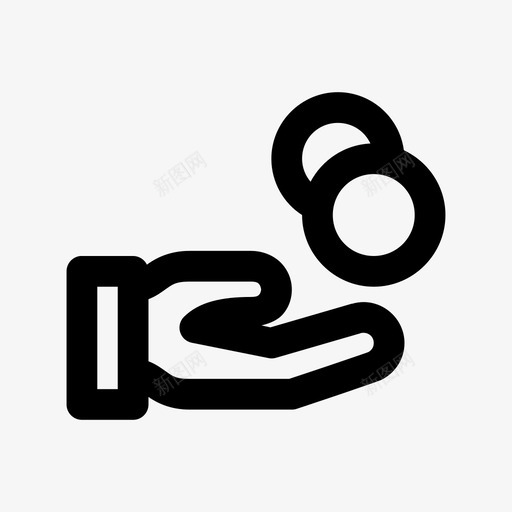 接受捐赠现金慈善图标svg_新图网 https://ixintu.com 奖励 慈善 接受捐赠 现金 花费