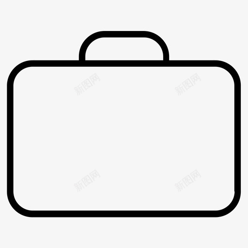 手提箱公文包假日图标svg_新图网 https://ixintu.com 假日 公文包 手提箱 旅行