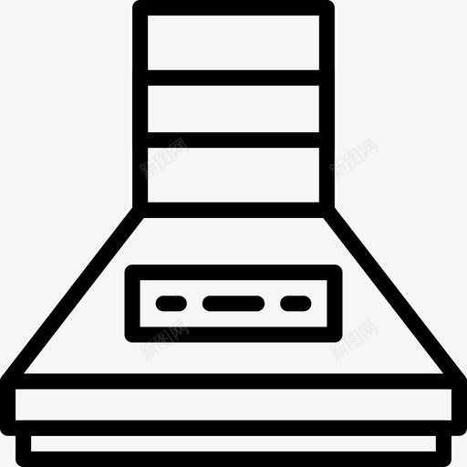 油烟机电器通风柜图标svg_新图网 https://ixintu.com 家具 家用 房间 油烟机 电器 装饰家具家居概述 通风柜