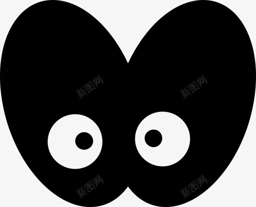 眼睛眼球视力图标svg_新图网 https://ixintu.com 看 眼球 眼睛 视力