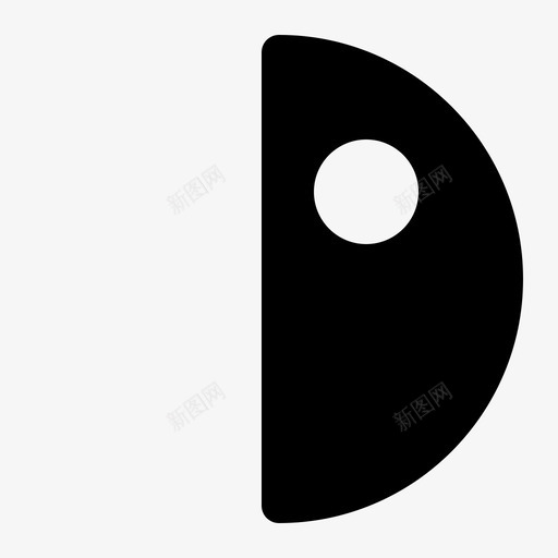 第一季度月亮第一季度月球图标svg_新图网 https://ixintu.com 天气固体图标 月光 月球 相位 第一季度 第一季度月亮